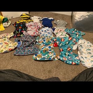 Cloth diapers all in one.